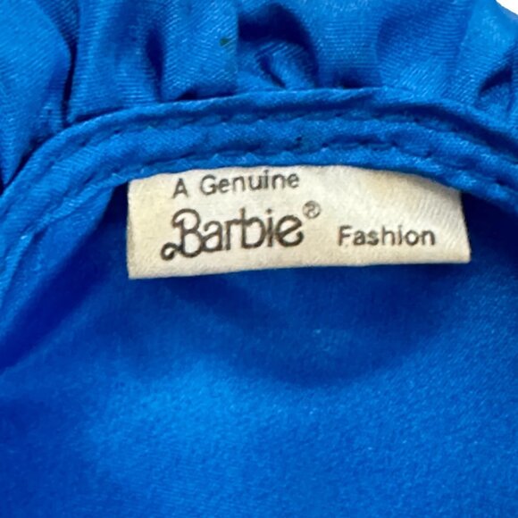 Barbie Fashion Oscar de la Renta Vintage Costume Green Blue 1984 Outfit Only - Picture 5 of 5